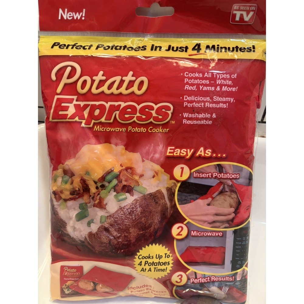 As Seen on TV POTATO Express! Microwave Potato Cooker by Ontel Products - New